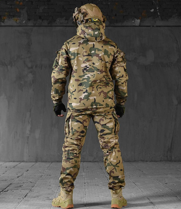 Тактический мужской костюм Rehydration ВТ6393 SoftShell (куртка и штаны) Мультикам XL Винница - изображение 3