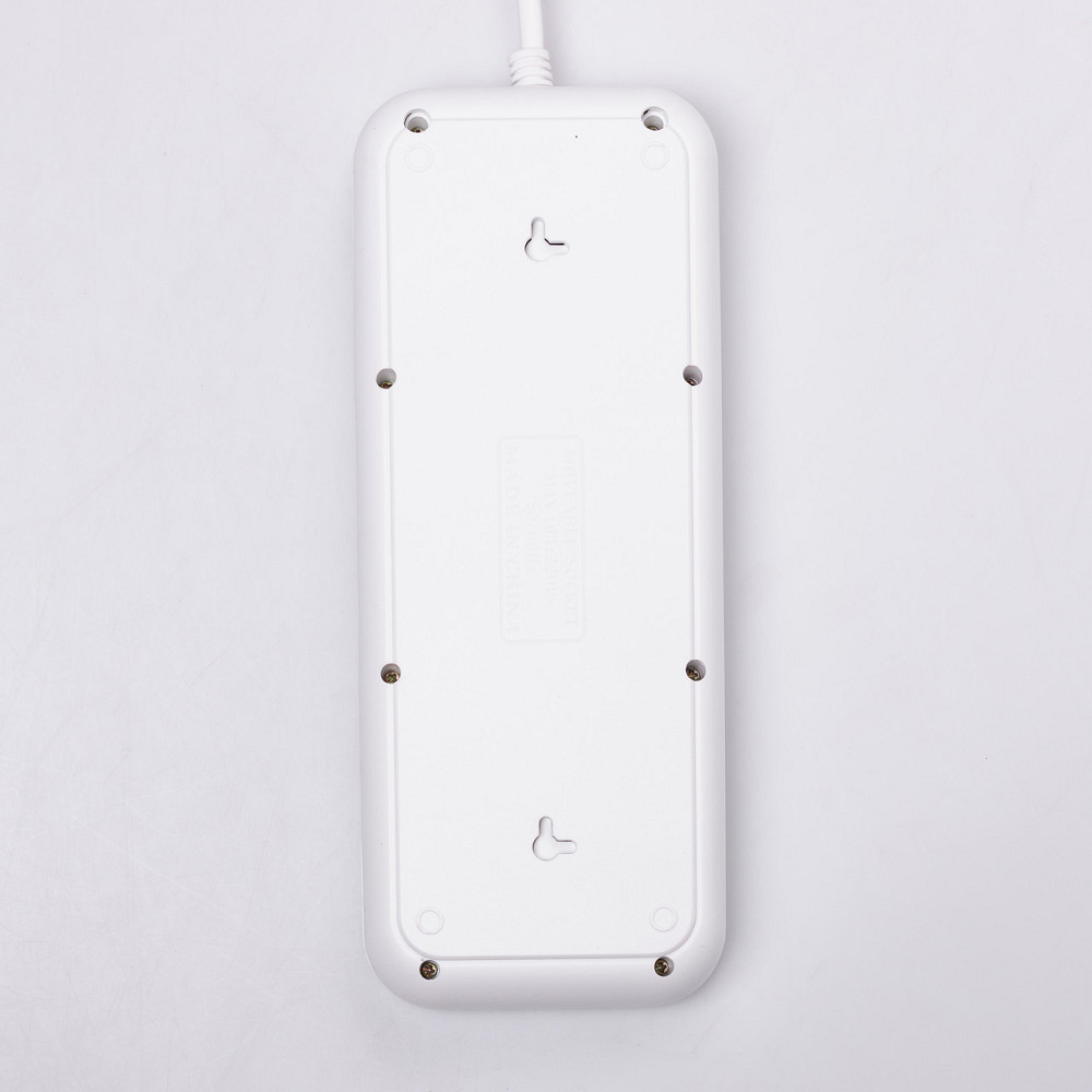 Сетевой фильтр 2.8 м удлинитель на 8 розеток с 3 USB 1 Type-C и кнопкой отключения F20U Белый HP-5-27 Киев - изображение 4