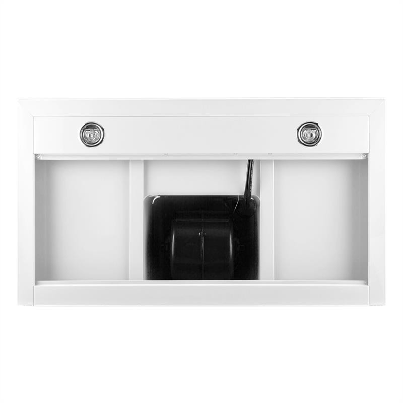 Вытяжка Bon Vivant Blanc 90см 630.5м³/ч стекло с таймером нержавеющая сталь белый (Германия, читать описание) Ровно - изображение 5