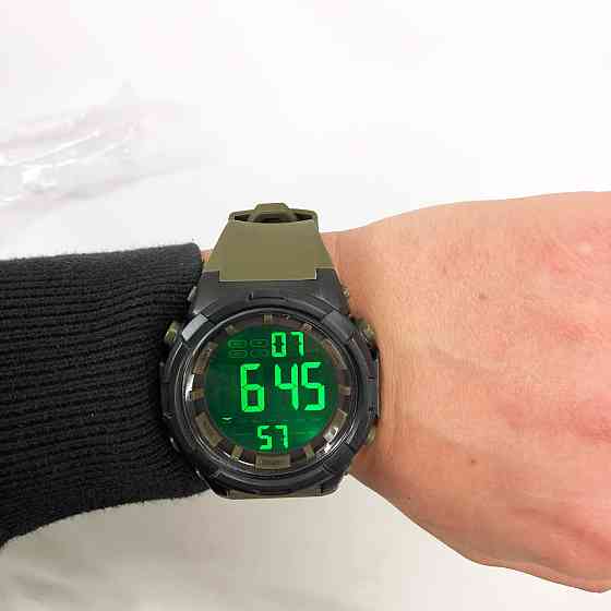 Мужские армейские водостойкие тактические часы SKMEI 1845AG ARMY GREEN, AJ-364 Водонепроницаемое часы Киев