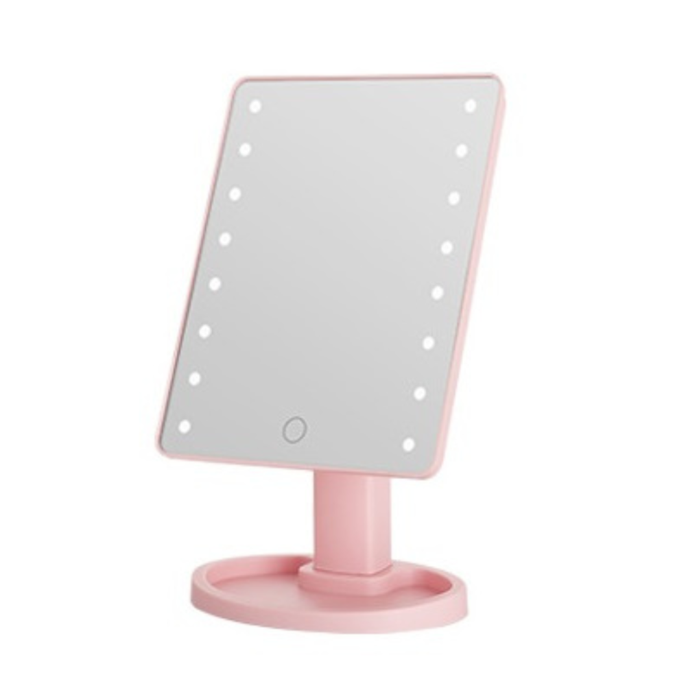 Yiwu Дзеркало косметичне 21х16 см 16 LED Чорне HP-10-3AP Коломыя - изображение 1