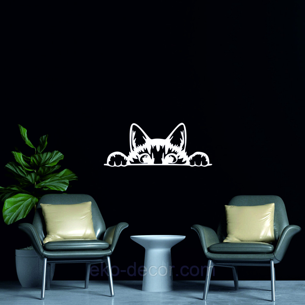 Декоративне настінне 3D Панно «Кіт» Декор на стіну з об'ємом (ціна за 1 шт) Київ - фото 5