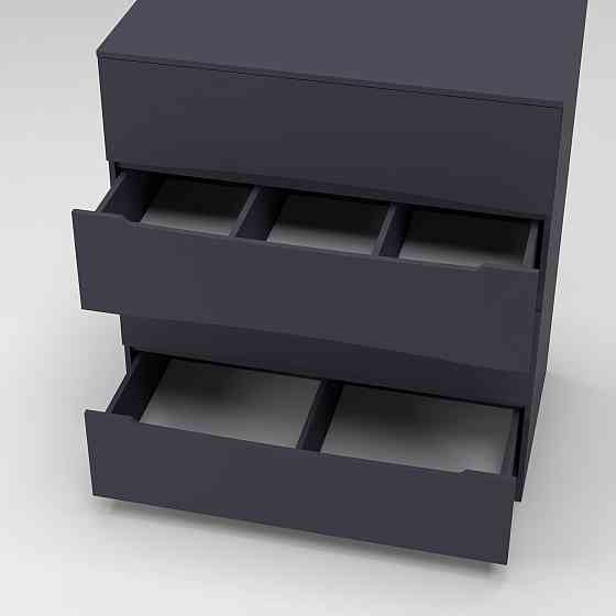 Комод Дельта №1, Антрацит, 1090/610/1200 Львів