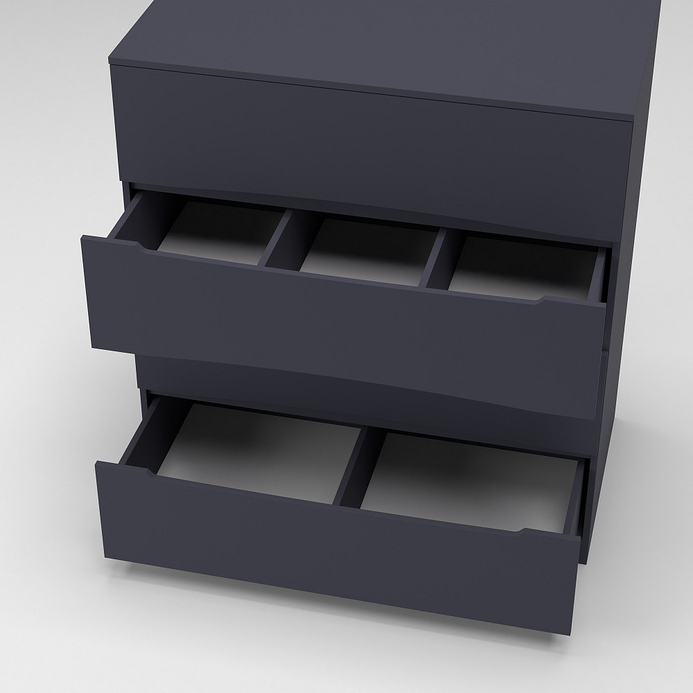 Комод Дельта №1, Антрацит, 1090/610/1200 Львов - изображение 3