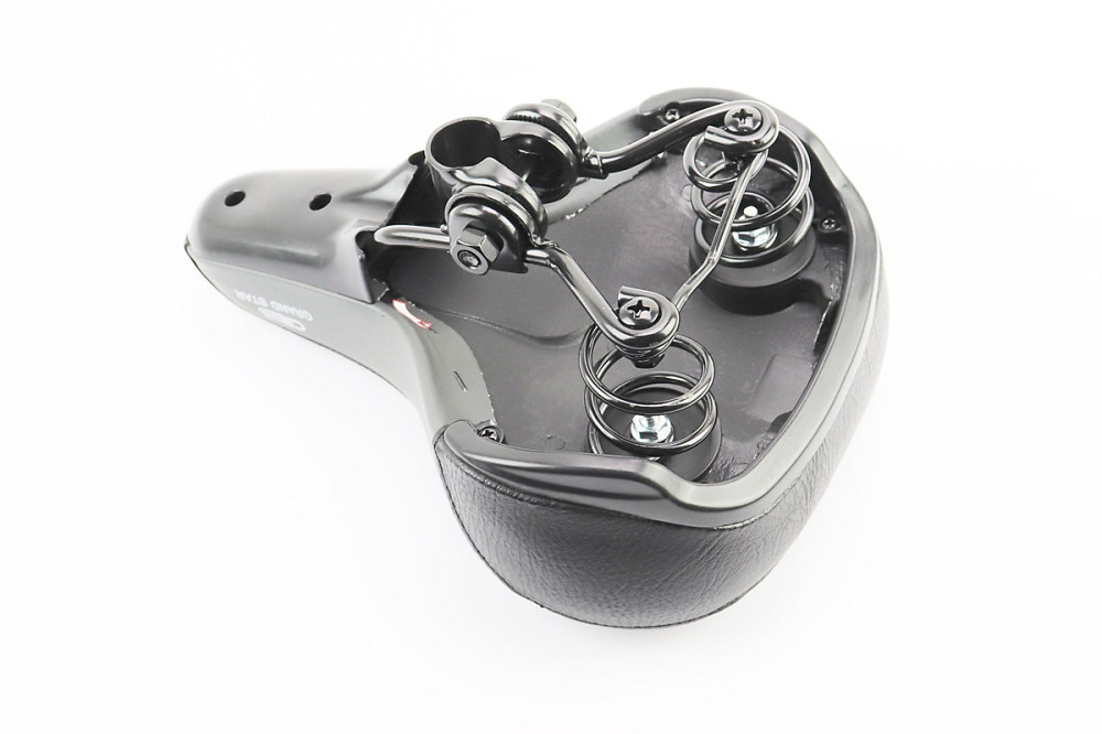 Сидіння ХВЗ 260x195мм, чорно-сіре GS-809B11D Київ - фото 2