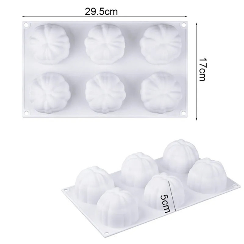 Молд силиконовый Тыквы 295 на 170 мм белый Киев - изображение 3