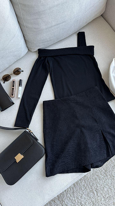 Женская базовая кофта с открытыми плечами трикотаж рубчик Одесса - изображение 3