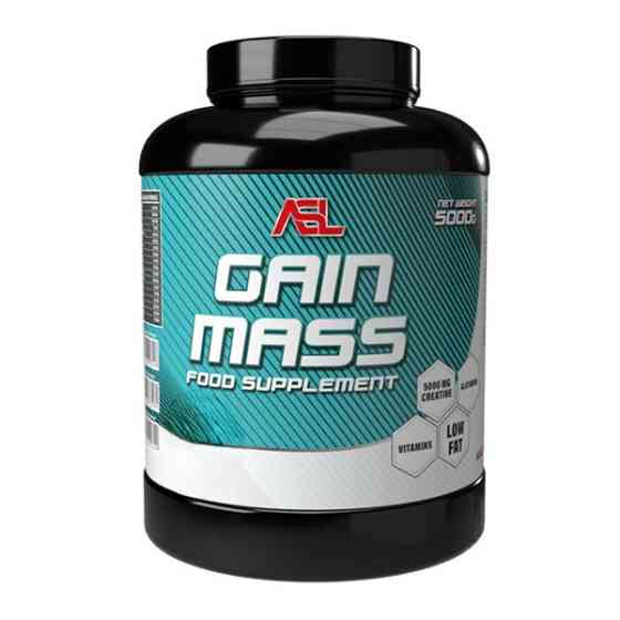 Гейнер All Sports Labs Gain Mass 5 kg, banana Луцьк