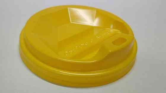 Кришка під склянку паперовий Ф71 (гар) жовта Київ (на 175 FC) (50 шт) Харків