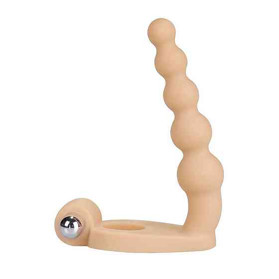 Насадка на член для двойного проникновенияThe Ultra Soft Bead 6.5 inch Sex Aura Киев