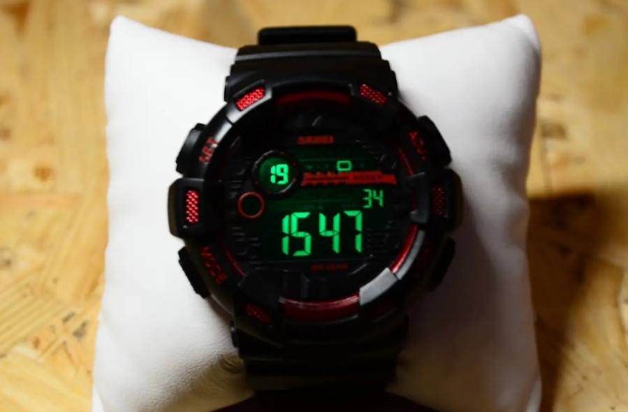 Мужские наручные часы Skmei Champion 1243A Черный с красным Винница - изображение 8