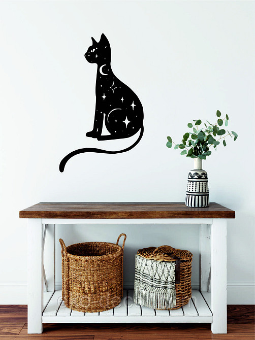 Декоративне настінне 3D Панно «Кіт» Декор на стіну з об'ємом Київ - фото 8