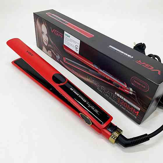 Выпрямитель для волос для поездок VGR V-518, Выпрямитель для парикмахерских Плойка выпрямления MZ-87 Львов