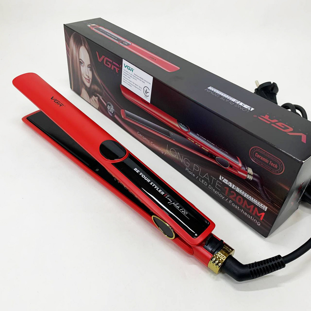 Выпрямитель для волос для поездок VGR V-518, Выпрямитель для парикмахерских Плойка выпрямления MZ-87 Львов - изображение 3