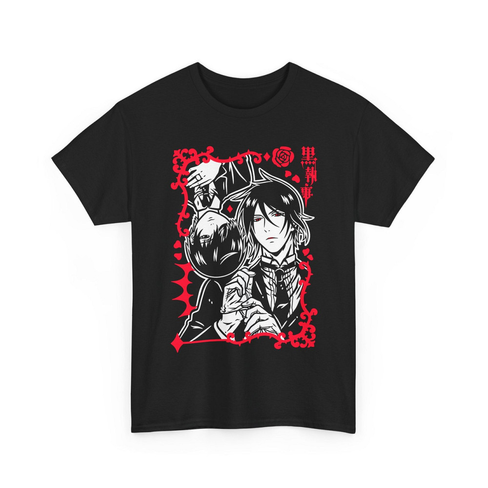 Футболка аниме Блакк Бутлер Киел Пхантомхиве оверсайз (S/M/L) Черний AnimeJ0624 Днепр - изображение 5