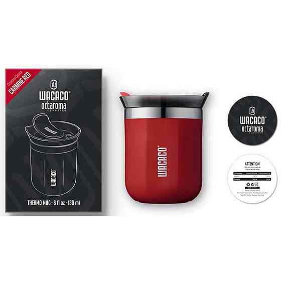 Термокухоль Wacaco Octaroma Classico 180 мл, червоний Київ