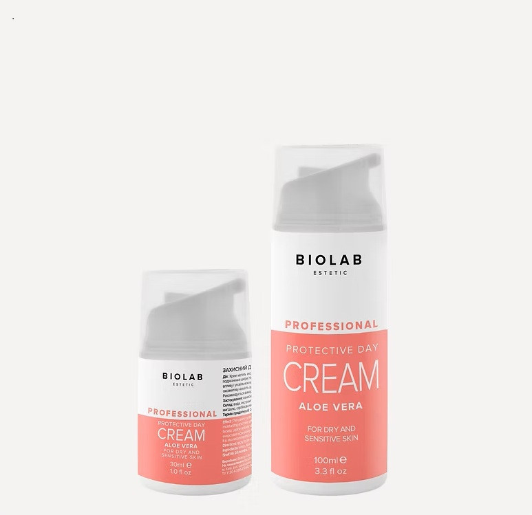 Захисний денний крем з Алоє Вера Protective Day Aloe Vera Cream BIOLAB Estetic, 30 мл Дніпро - фото 1