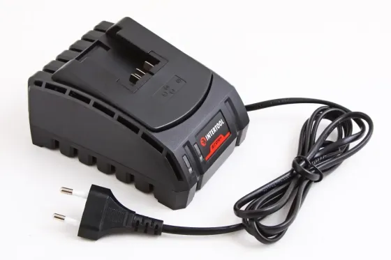 Зарядно-воо для АКБ електроінструменту Li-ion 20 В, струм заряду 2.0 А Intertool Вінниця