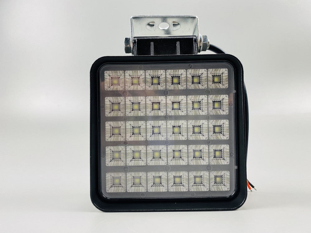 Світлодіодна робоча фара для позашляховика квадратна фари дальнього світла 6000K 90W з вимикачем на корпусі Мукачево - фото 2