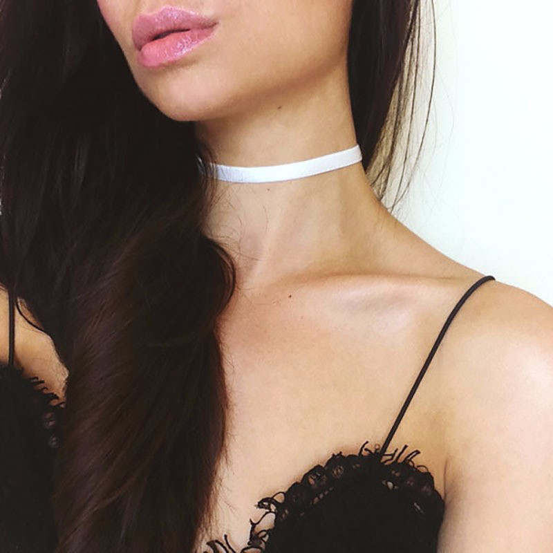 Чокер модний жіночий білий Київ - фото 1