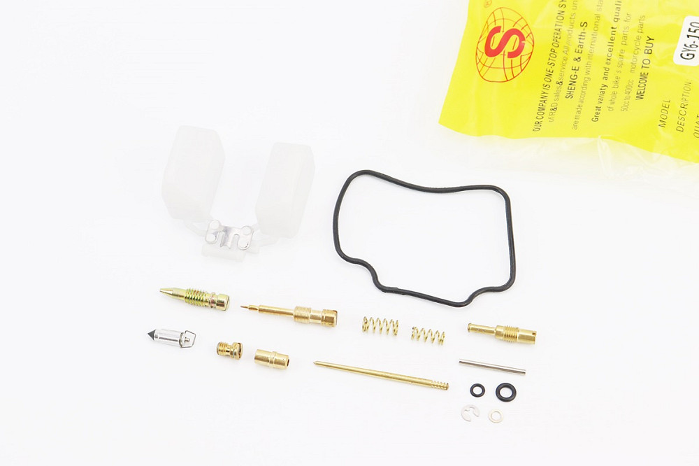 Ремонтний к-кт карбюратора 150cc, 14 деталей+поплавок Київ - фото 1