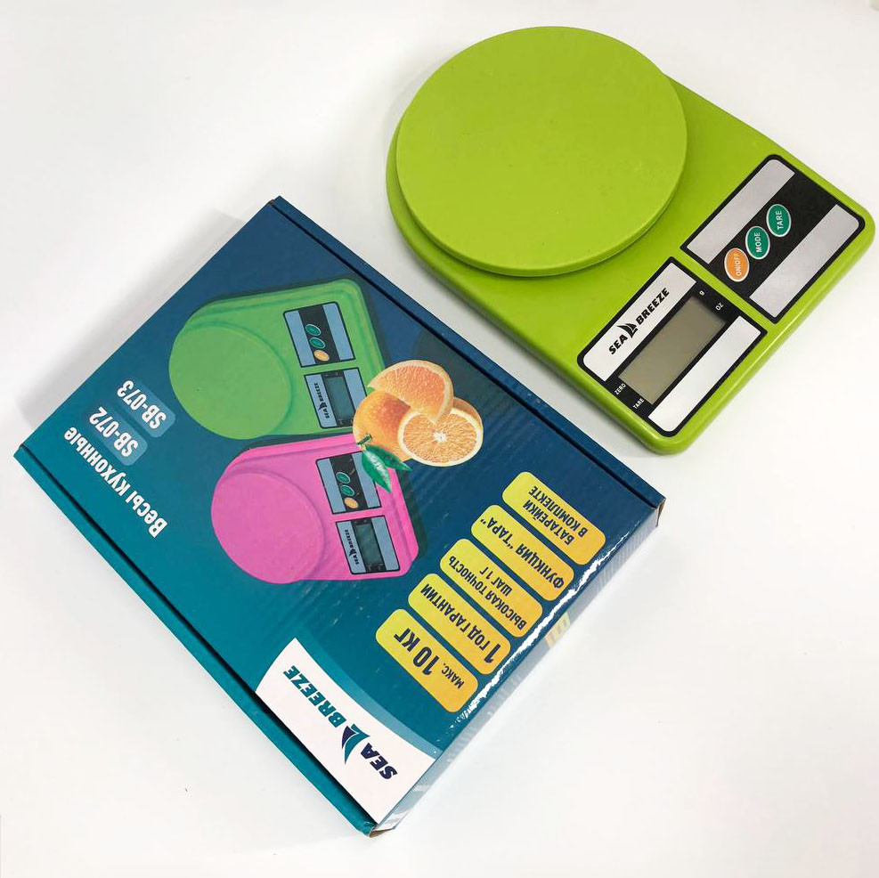 Кухонні ваги для зважування на батарейках SeaBreeze, Точні кухонні ваги Якісні зручні DP-85 Львів - фото 6