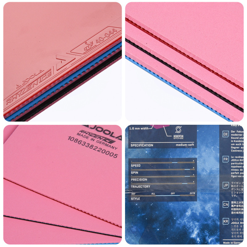 Накладка для ракетки Joola Rhyzen Ice 2.0 Red (70560) Київ - фото 4