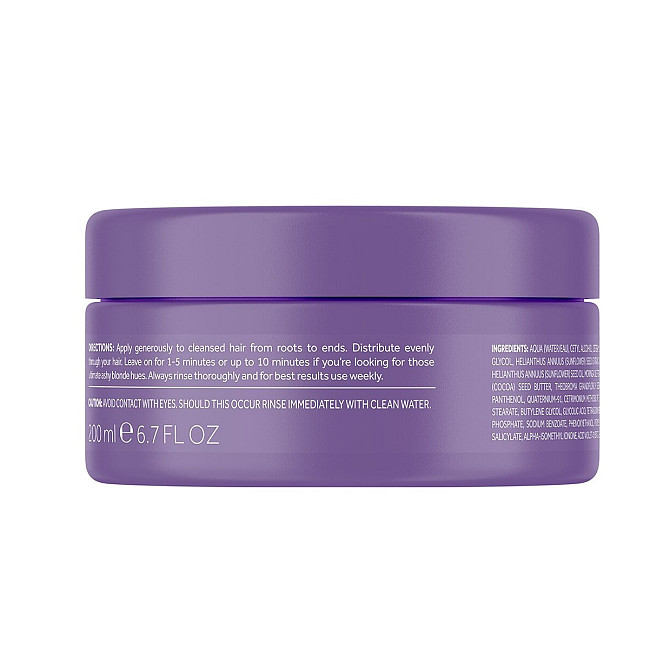 Маска від жовтизни освітленого волосся Bleach Blondes Purple Toning Treatment Mask Lee Stafford 200 мл Вінниця - фото 2