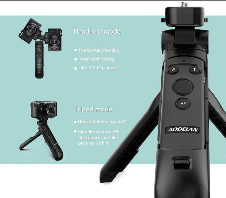 Штатив тринога для камери Canon aodelan rmt-p1bta модель пульта aodelan tg-1 модель трипода Луцьк - фото 1