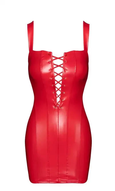 Сукня Noir Handmade F364 Bombshell Lace-Up Mini Dress Red XS Львов - изображение 6