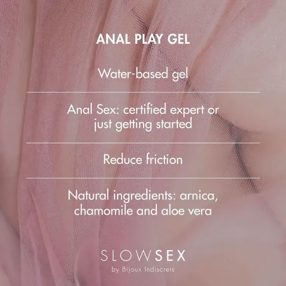 Анальний гель-змазка Bijoux Indiscrets Slow Sex Anal play gel Львов