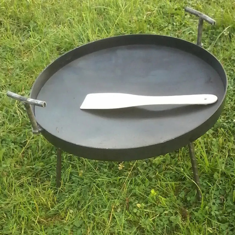 Сковорода з диска борони для багаття 50 см для пікніка, диск для смаження Київ - фото 3