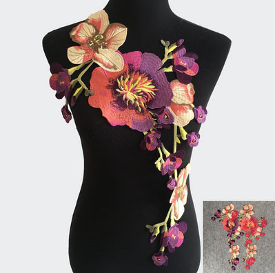 Аппликация на одежду пришиваня Орхидеи Киев - изображение 1