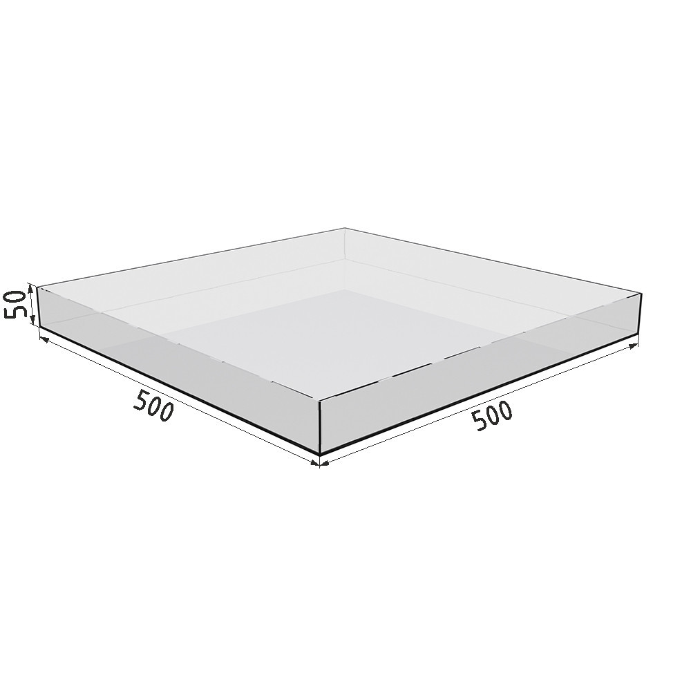 Коробка акрилова EKOSTAR 500х500х50 Київ - фото 3