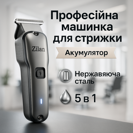 Професійна машинка для стрижки волосся з насадками, Професійний бездротовий тример OJ-59 Львів