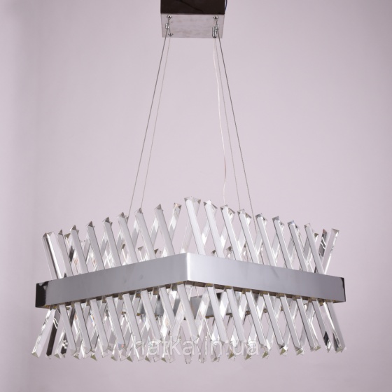 Люстра кришталева підвісна Sirius Ш 5011/500*500 CR Київ