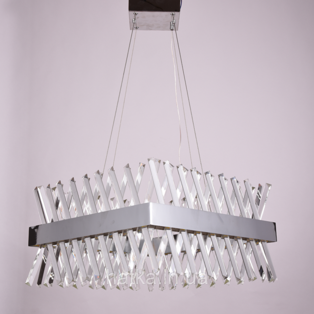 Люстра кришталева підвісна Sirius Ш 5011/500*500 CR Київ - фото 2