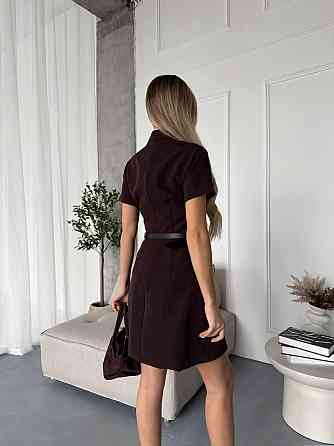 Жіноче базове повсякденне плаття креп-кістюма Шоколад, 48 Одеса