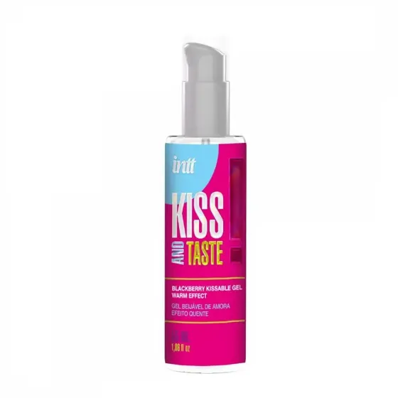 Масажний гель Intt KISS AND TASTE! (55 мл) зі смаком ожини Львів