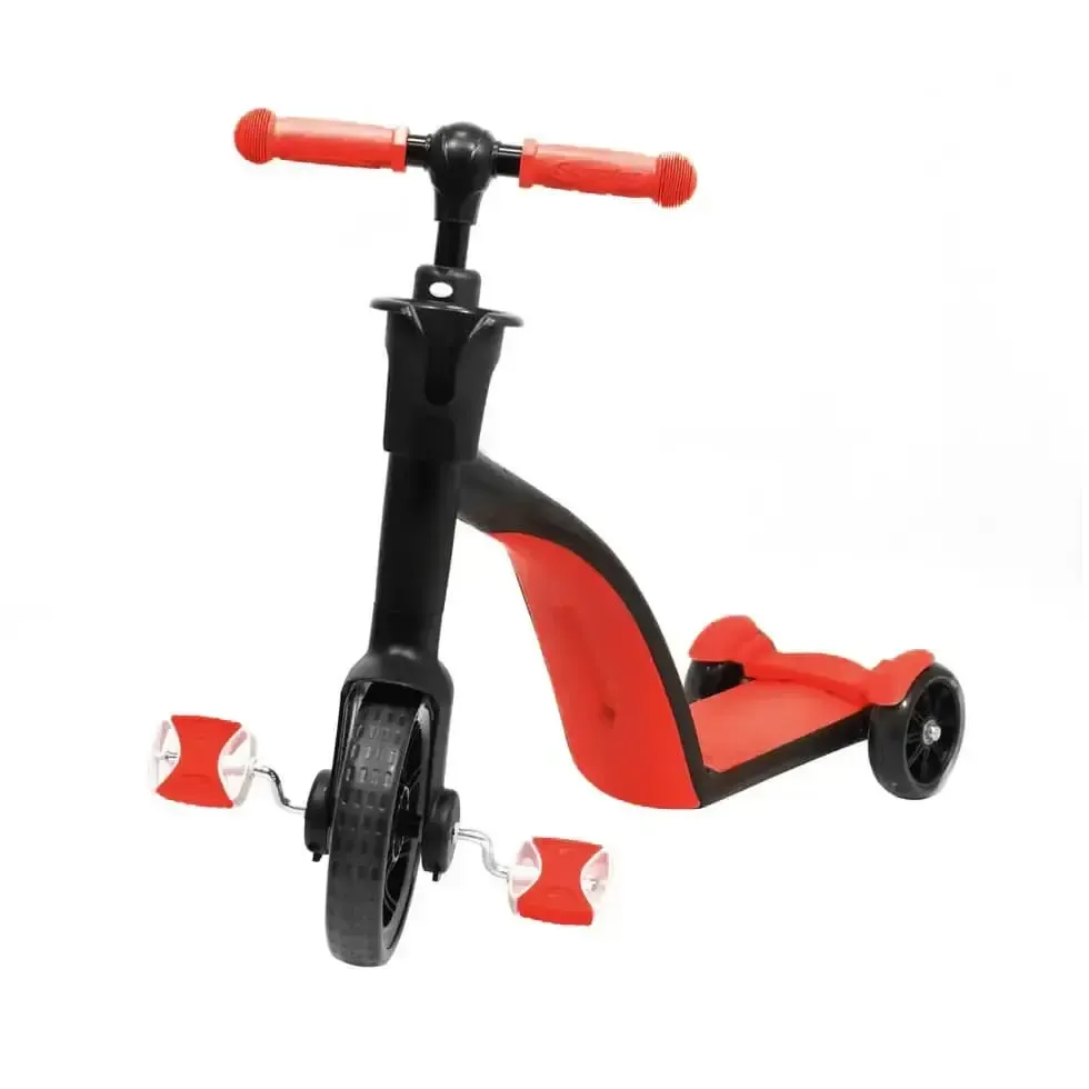 Детский самокат трансформер беговел с корзинкой Best Scooter 3 в 1 Коломия - фото 4