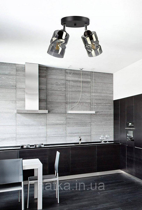 Люстра декоративна Sirius S4944-2 BK+SM з поворотнім механізмом Київ - фото 6