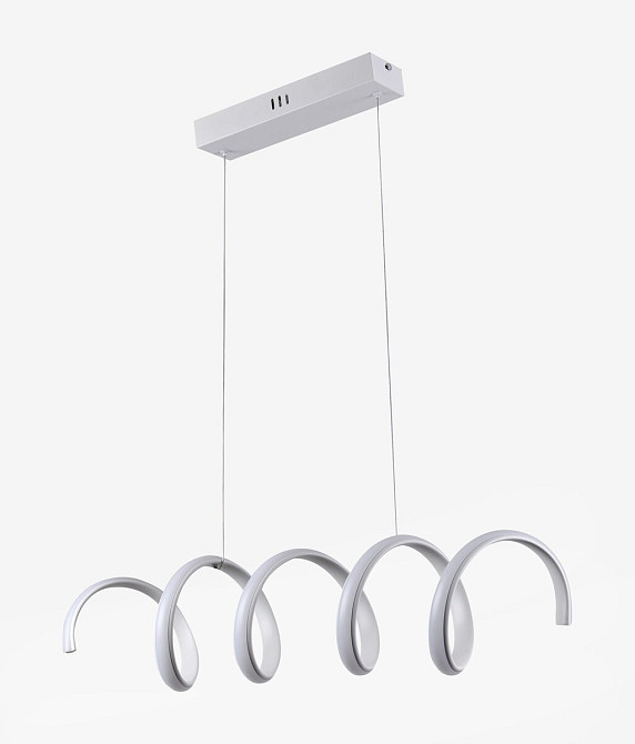 Люстра підвісна світлодіодна Sirius LCD3055 WT біла Коломия - фото 4