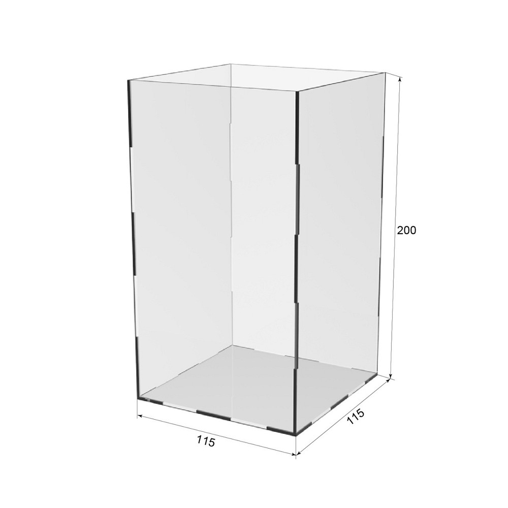 Коробка акриловая EKOSTAR 115х115х200 Киев - изображение 3
