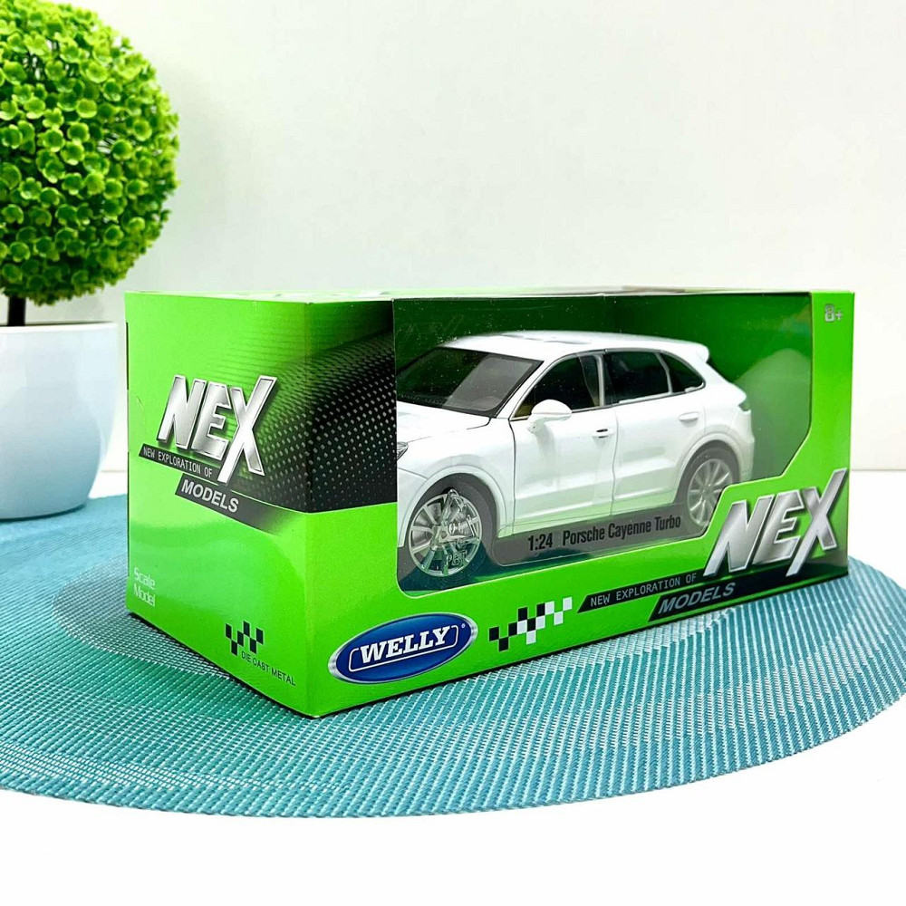Машина Welly Nex Porsche Cayenne 1:24 інерційна відкриваються двері Вид 1 Біла (24092W) Чернигов - изображение 7