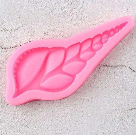 Молд силиконовый Ракушка 112 на 46 мм розовый Киев - изображение 3