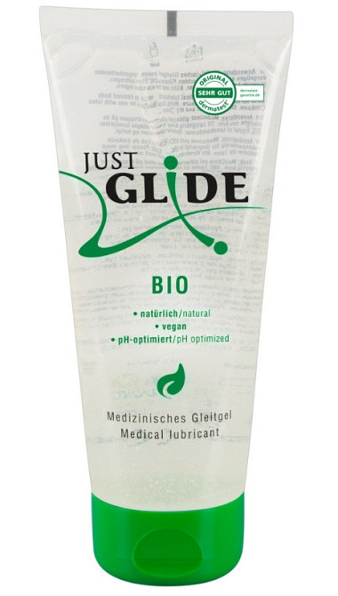 Органическая смазка на водной основе Just Glide Bio 200 мл (веганская) Sex Aura Киев - изображение 1