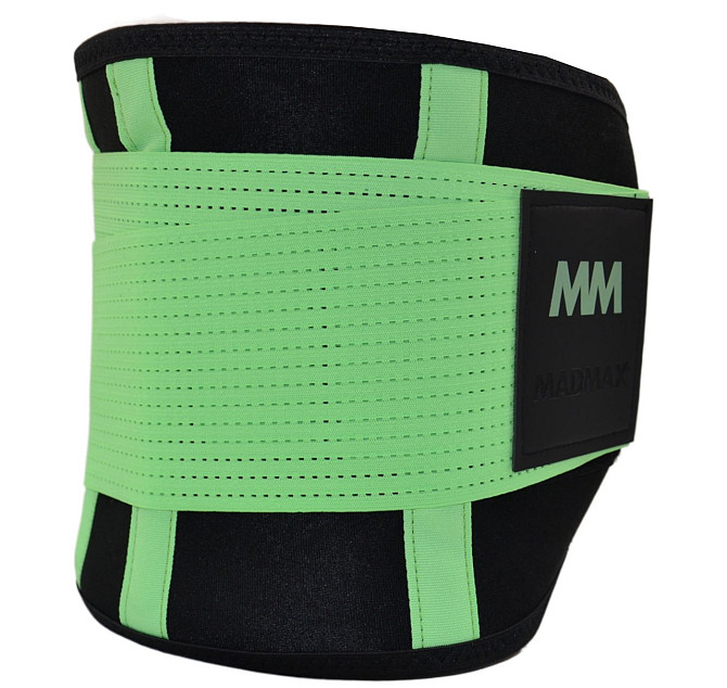 Пояс компресійний MadMax MFA-277 Slimming belt Black/neon green L Каменское - изображение 3