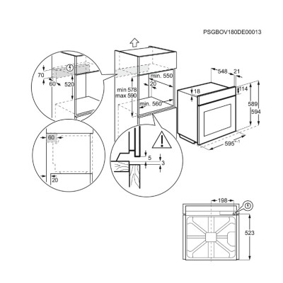 Духовой шкаф Electrolux OPEB2520V Винница - изображение 3