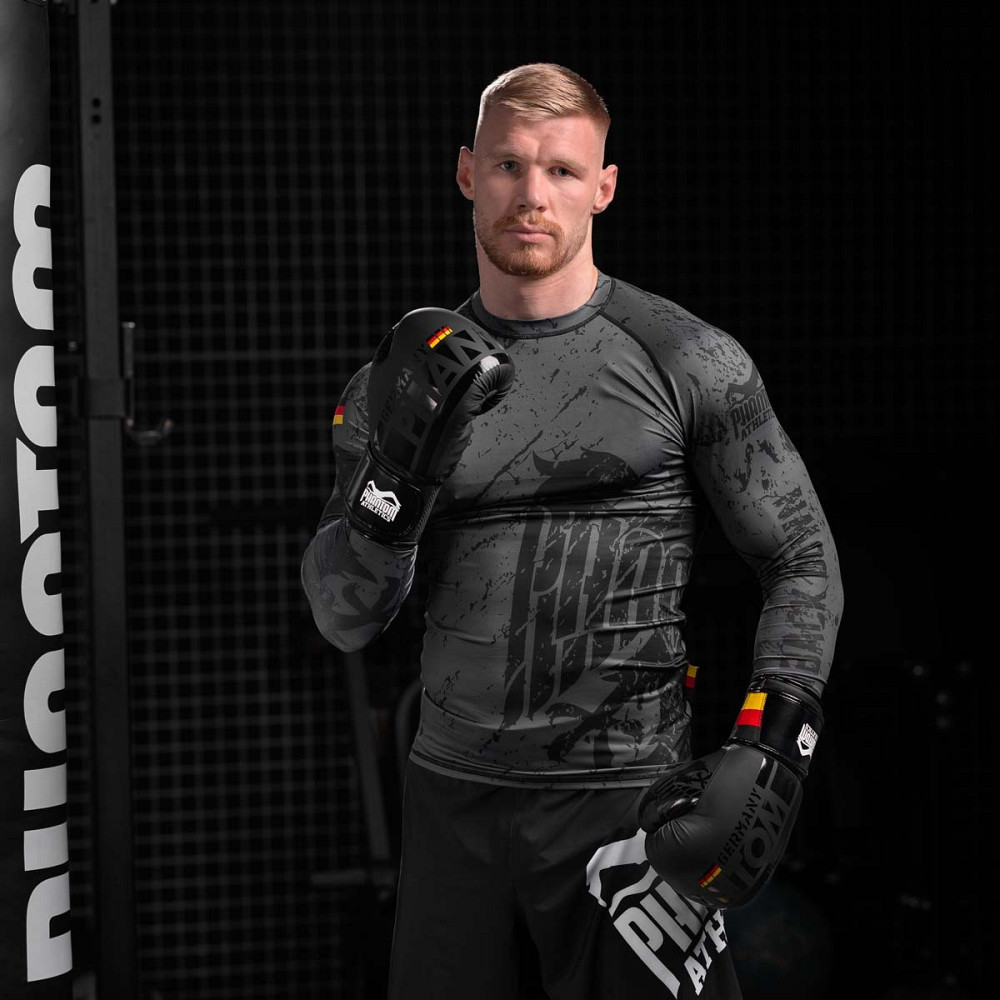 Боксерські рукавиці Phantom Germany Black 12 унцій (Бинти 4м. в подарунок) Кам'янське - фото 7