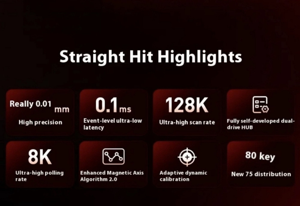 Магнітна механічна ігрова клавіатура mchose jet 75 rapid trigger. Київ - фото 2